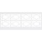 Ekena Millwork 40"H x 94 1/2"W Lakewood PVC Wainscot Paneling Kit WPK40X94LWD - alternate 2
